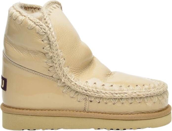 Mou Ankle Boots Beige Dames