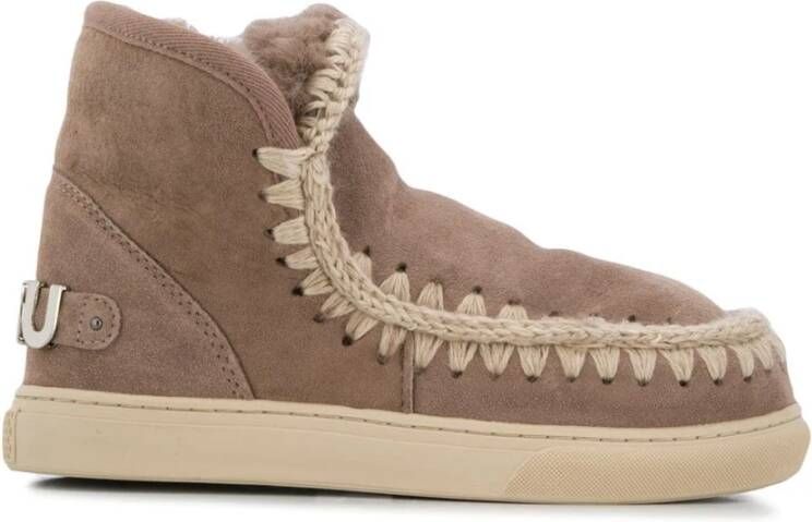 Mou Beige Sneakers voor Vrouwen Aw24 Brown Dames