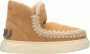 MOU Vachtlaarzen Dames Eskimo Sneaker Bold Glitter Logo Maat: 40 Materiaal: Suède Kleur: Cognac - Thumbnail 2