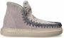 Mou Boots bold suede & sequins degradé stitch 411002F Chlk Beige Dames - Thumbnail 1