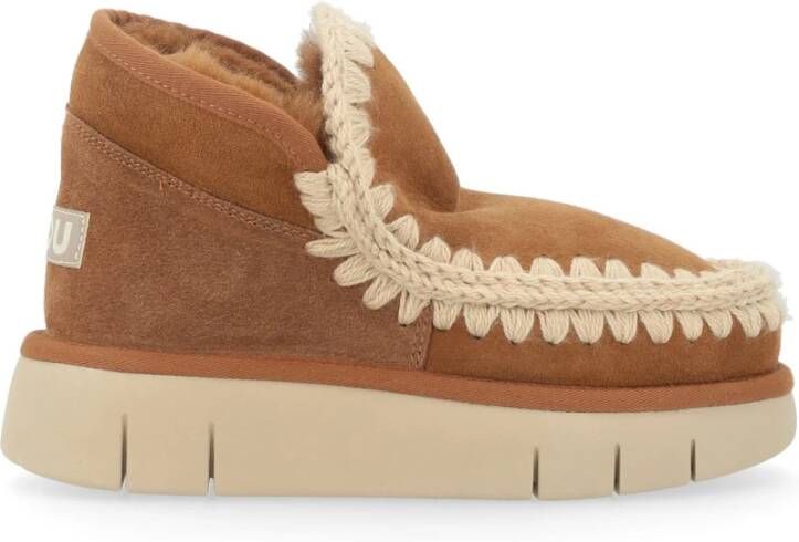 Mou Bounce Sneaker in Cognac Brown Dames