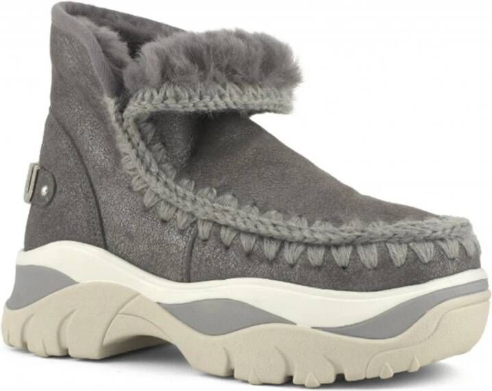 Mou Chunky Eskimo sneaker in schapenvacht Gray Dames