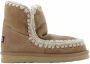 MOU Eskimo 18 Glitter Logo Vachtlaarzen Warme Laarzen Dames Beige - Thumbnail 3