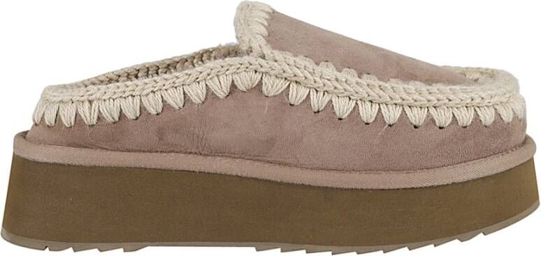 Mou Eskimo Platform Klompen Gray Dames