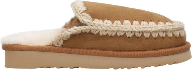 Mou Eskimo Slipper met EVA-zool Brown Dames