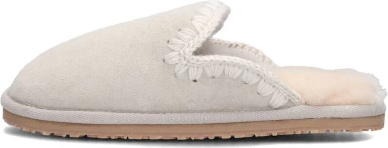 Mou Eskimo Slipper Zilver Suède Dames Gray Dames