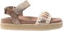 Mou Flat Sandals Beige Dames - Thumbnail 1