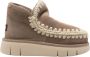 Mou Grijze Sheepskin Slip-On Sneakers Gray Dames - Thumbnail 1