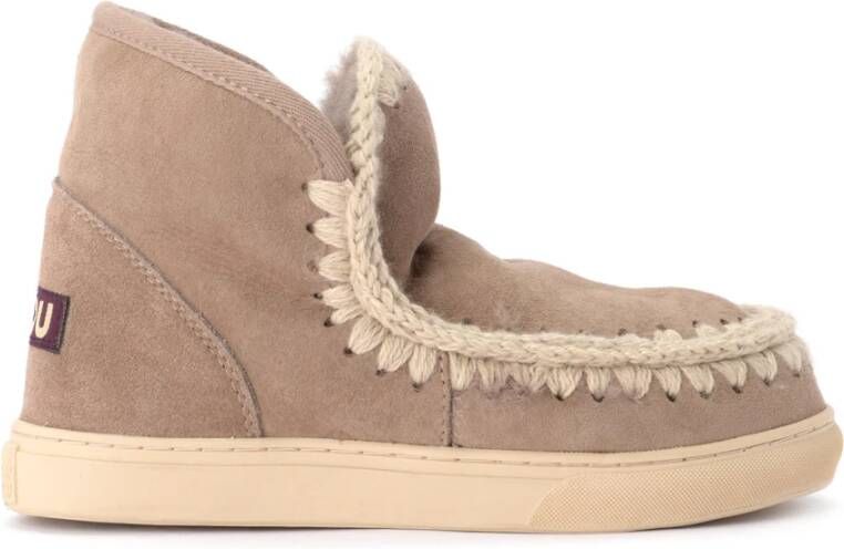 Mou Handgemaakte Mini Eskimo Sneaker in Grijs Gray Dames