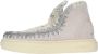 Mou Boots bold suede & sequins degradé stitch 411002F Chlk Beige Dames - Thumbnail 2