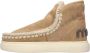 MOU Vachtlaarzen Dames Eskimo Sneaker Bold Glitter Logo Maat: 41 Materiaal: Suède Kleur: Cognac - Thumbnail 7