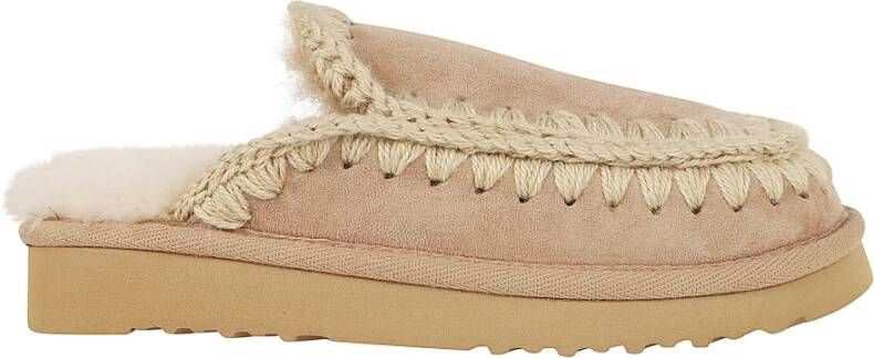 Mou Stikken Eskimo Klomp Beige Dames