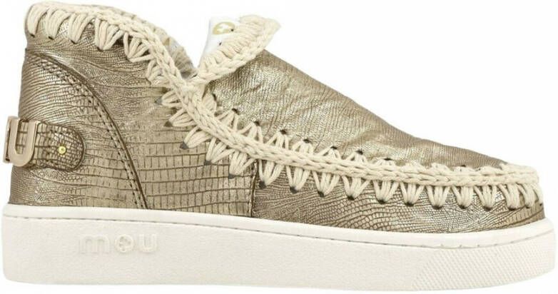 Mou Stivaletti Eskimo sneakers in pelle Geel Dames