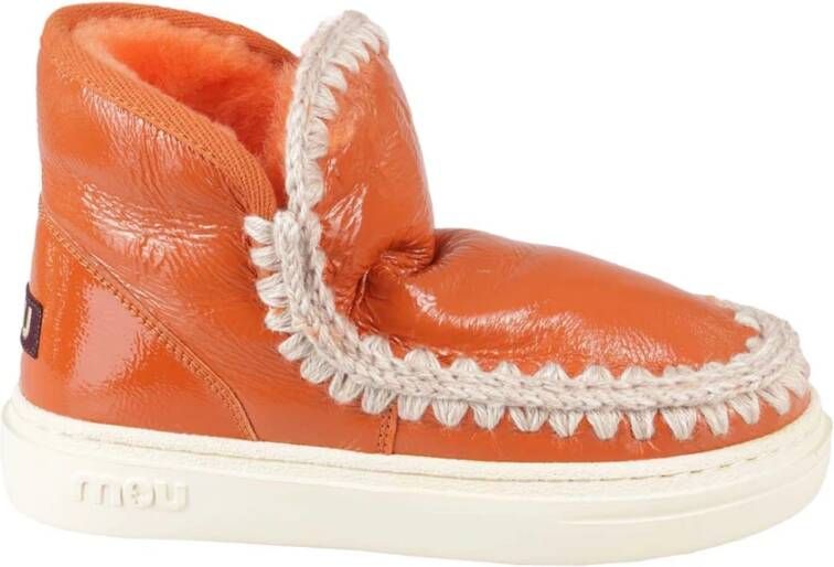 Mou Stoere Sneaker Orange Dames