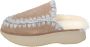 Mou Suede Dames Sandalen Beige Dames - Thumbnail 1