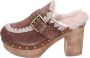 Mou Suede Dames Sandalen Stijlvol Comfort Brown Dames - Thumbnail 1