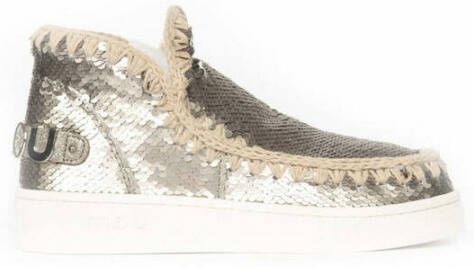 Mou Summer Eskimo Sneakers Paillettes Grijs Dames