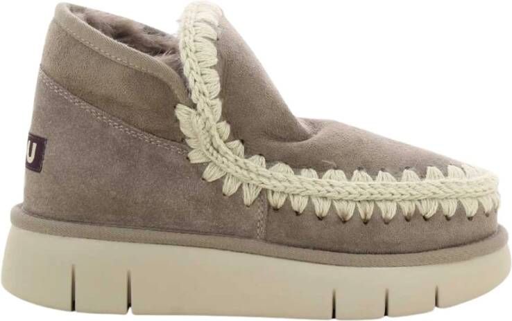 Mou Taupe Eskimo Bounce Damesschoenen Beige Dames