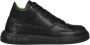 Msgm Lage leren sneakers Black Heren - Thumbnail 1