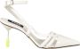 Msgm Leren pumps voor moderne vrouw White Dames - Thumbnail 1