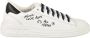 Msgm Leren Rubberen Zool Sneakers White Heren - Thumbnail 1