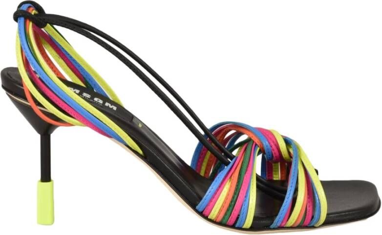 Msgm Leren Schoenen Multicolor Dames