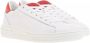 Msgm Leren Sneakers met Logo Detail White Dames - Thumbnail 1