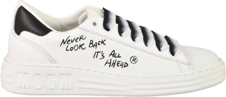 Msgm Schoenen White Dames