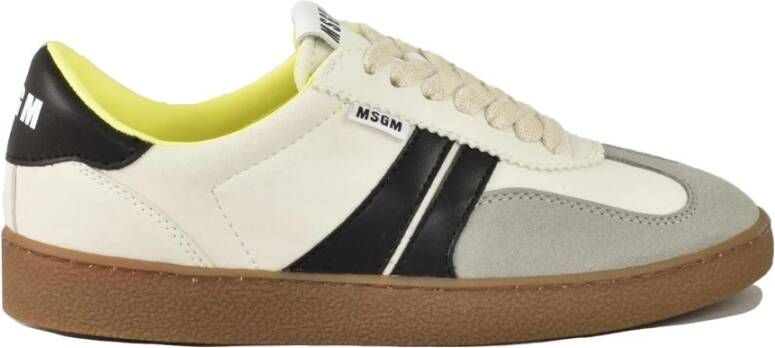 Msgm Rubberen Zool Sneakers Black Dames