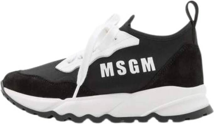 Msgm Stijlvolle Sneakers voor Mannen en Vrouwen Black Dames