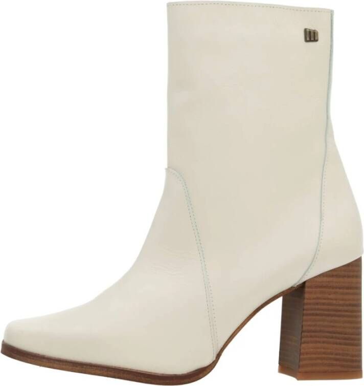 Mtng Ankle Boots Beige Dames