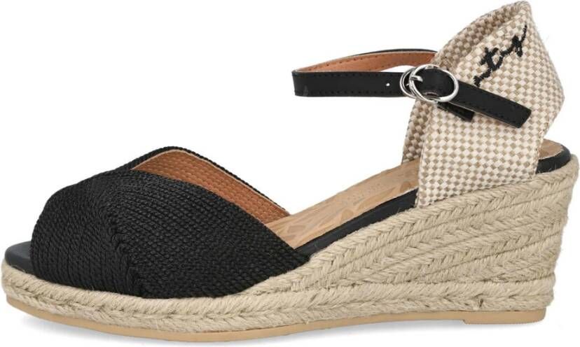 Mtng Esparto wedges Black Dames