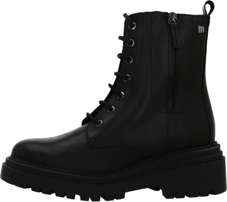 Mtng Lace-up Boots Black Dames