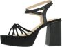 Mtng Modieuze Hoge Hak Sandalen Black Dames - Thumbnail 2