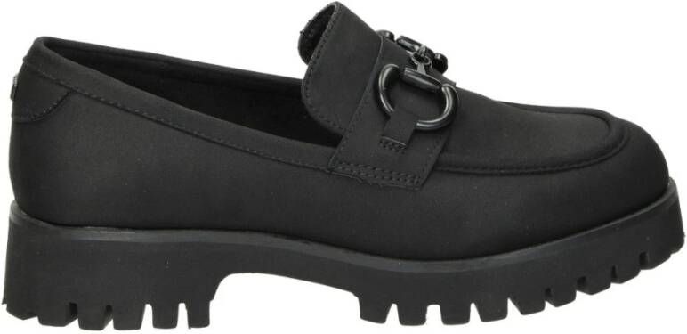 Mustang Loafers Black Dames