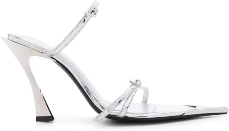 Mugler Stijlvolle Sandalen voor Vrouwen Gray Dames