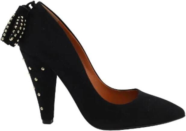 Mulberry Pre-owned Suede heels Black Dames