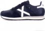 Munich Blauwe Casual Leren Sneakers oor Heren Blue Heren - Thumbnail 5