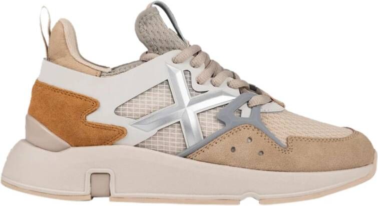 Munich Beige Sneakers Evolution Beige Dames