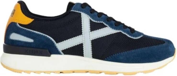 Munich Retro Atletische Sneaker voor Heren Blue Heren