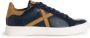 Munich Blauw Navy Leren Sneakers Rete 82 Blauw Heren - Thumbnail 3