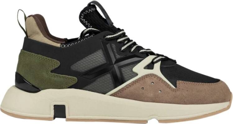 Munich Vintage-geïnspireerde Sneaker met Modern Design Multicolor Heren