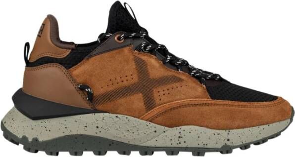 Munich Bruine Sneakers voor Mannen Brown Heren