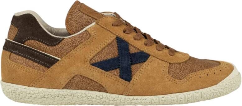 Munich Bruine Stijlvolle Sneakers Brown