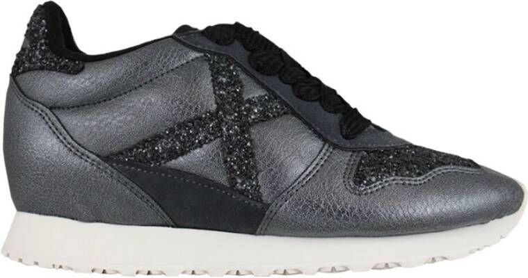 Munich Glitter Sneakers voor Vrouwen Gray Dames