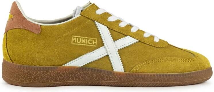 Munich Iconische Barru Urban Style Sneaker Yellow Heren