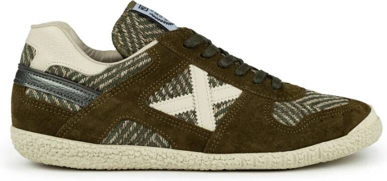 Munich Khaki Urban Sneaker Goal Remake Green Heren