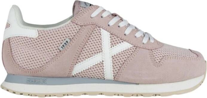 Munich Klassieke Platform Dames Sneakers Pink Dames