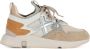 Munich Leren en stoffen sneakers voor vrouwen Beige Dames - Thumbnail 1