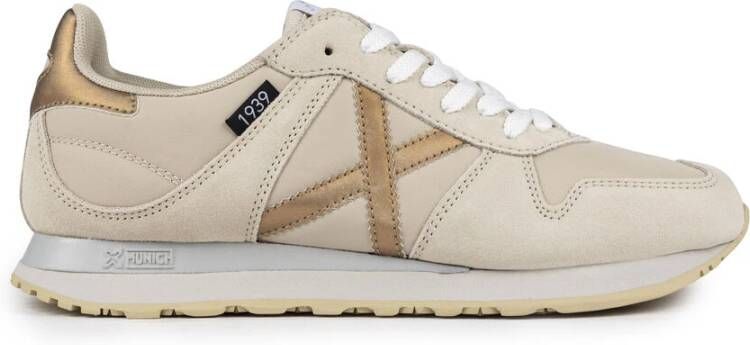 Munich Massana Classic Beige Sneaker Beige Dames